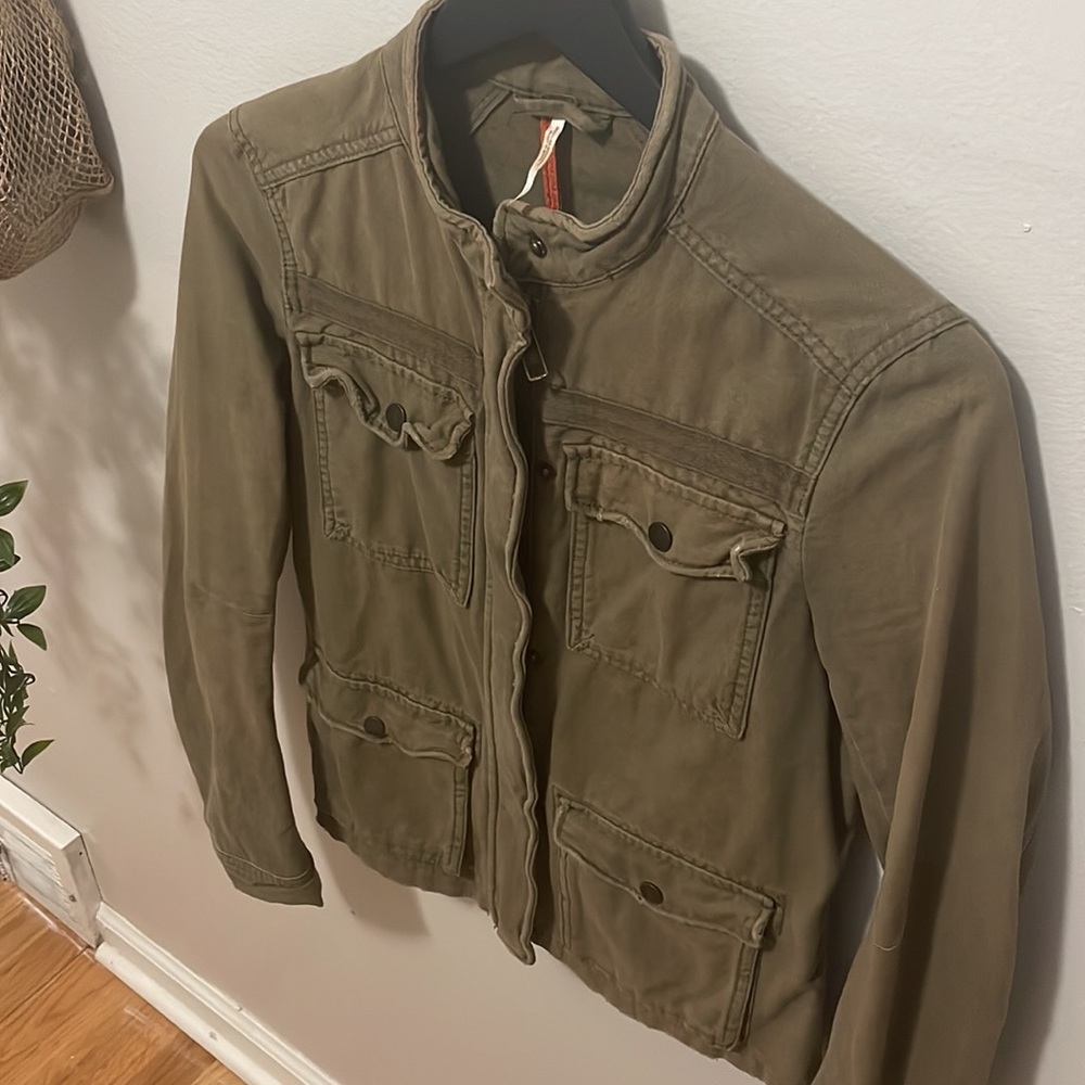 Free People Rumpled Army Jacket - Picture 5 of 6